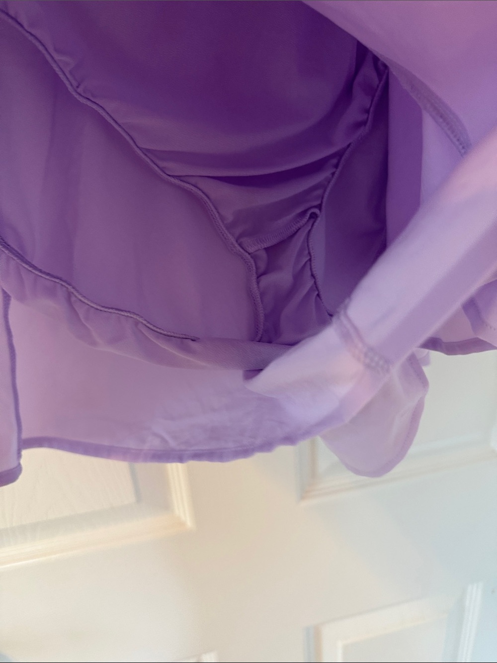 Calia Lavender Smocked-Waist Athletic Skort - Picture 5 of 5